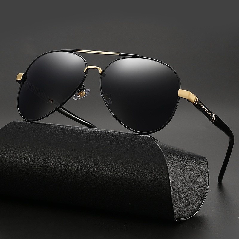 Sunglasses Aviator Polarized - แว่นตากันแดดโพลาไรซ์ขับรถแว่นตากันแดดสําหรับผู้ชายผู้หญิงคลาสสิกแว่นตากันแดด Aviator UV Mirrored เลนส์ Retro