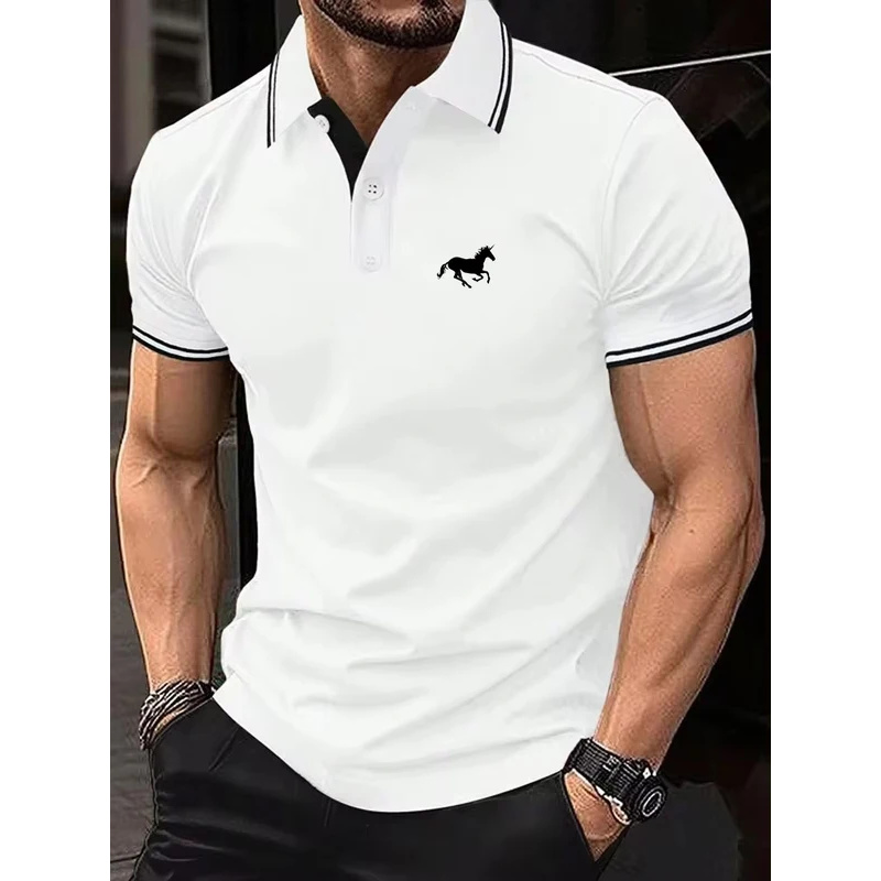 เสื้อยืดผู้ชายแบบใหม่ เสื้อโปโ - Polo Shirt Pique บทวิจารณ์และราคา