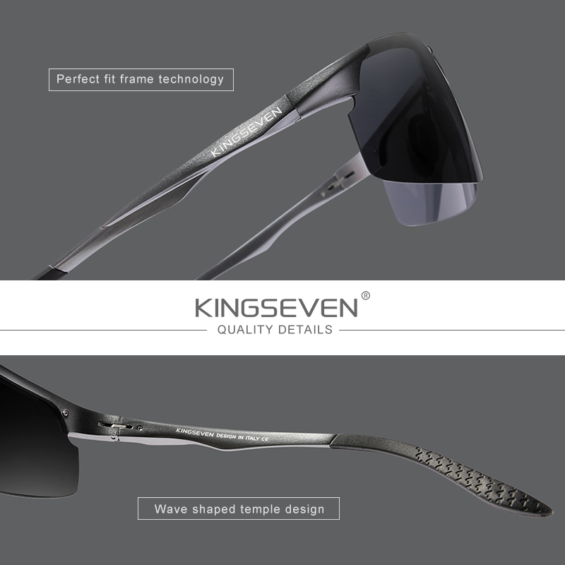 แว่นกันแดดโพลาไรซ์ KINGSEVEN ร - Sunglasses Aviator Polarized บทวิจารณ์และราคา