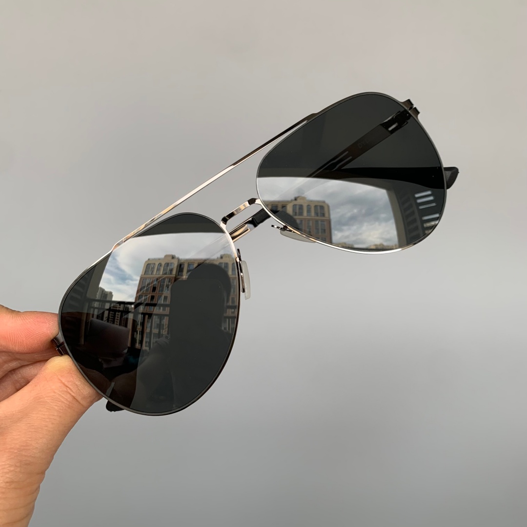 แว่นกันแดดแฟชั่นทรงนักบินสำหรั - Sunglasses Aviator Polarized บทวิจารณ์และราคา