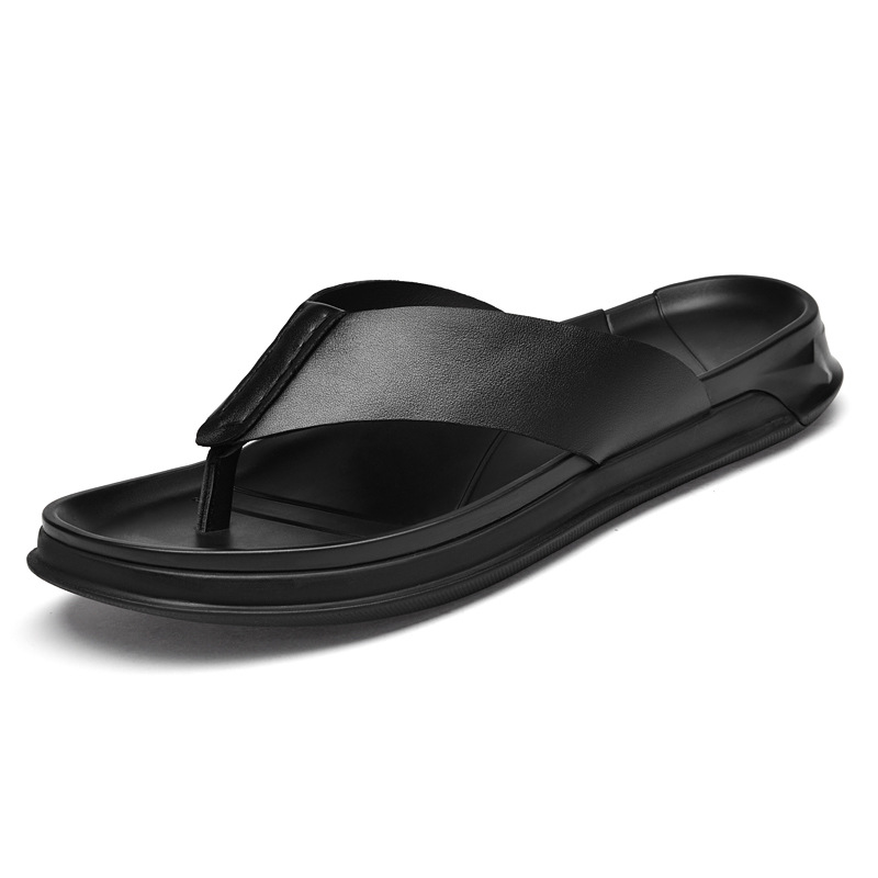 รองเท้าแตะหนังแท้สำหรับฤดูร้อน - Flip Flop Leather Men บทวิจารณ์และราคา