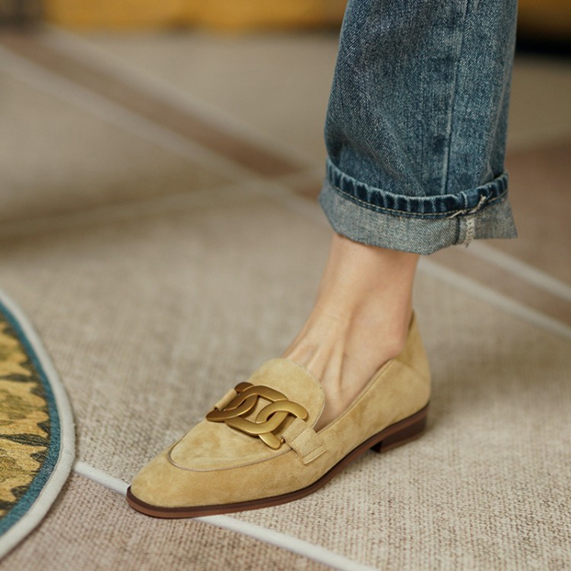 หนังนิ่มหนังผู้หญิง Loafers ฤด - Casual Sandal Leather บทวิจารณ์และราคา