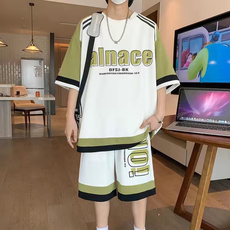 ชุดกีฬาลำลอง 2 ชิ้นสำหรับผู้ชา - Shirt Camp Collar บทวิจารณ์และราคา