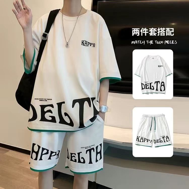 ชุดกีฬาลำลอง 2 ชิ้นสำหรับผู้ชา - Shirt Camp Collar บทวิจารณ์และราคา