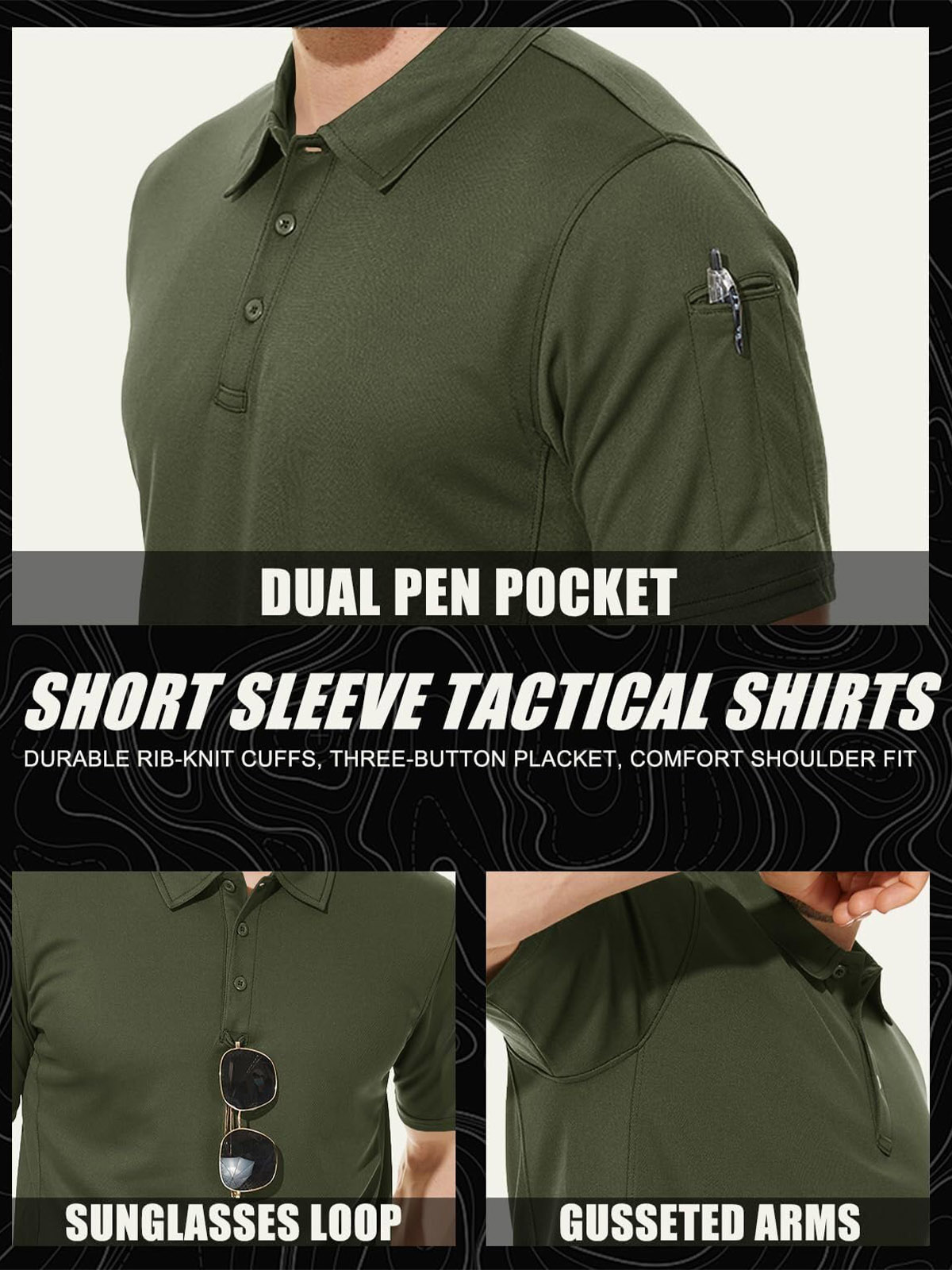 MAGCOMSEN เสื้อโปโลบุรุษแขนสั้ - Polo Shirt Pique บทวิจารณ์และราคา
