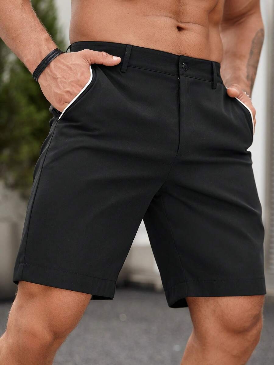 กางเกงขาสั้นชิโน่ผู้ชาย แต่งขอ - Shorts Chino Slim บทวิจารณ์และราคา