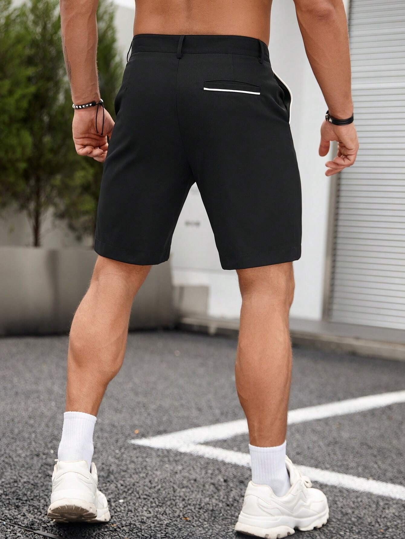 กางเกงขาสั้นชิโน่ผู้ชาย แต่งขอ - Shorts Chino Slim บทวิจารณ์และราคา
