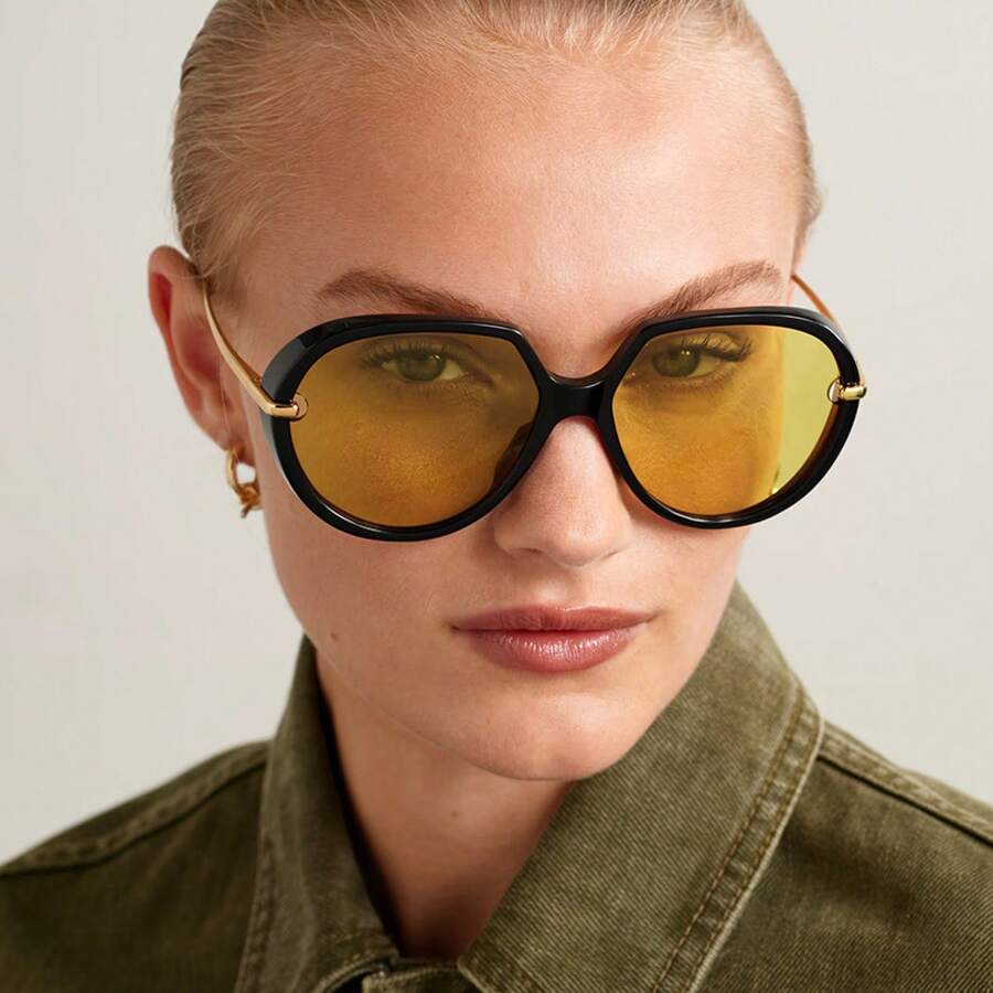 แว่นตาทรงนักบินกรอบกลม, แฟชั่น - Sunglasses Aviator Polarized บทวิจารณ์และราคา