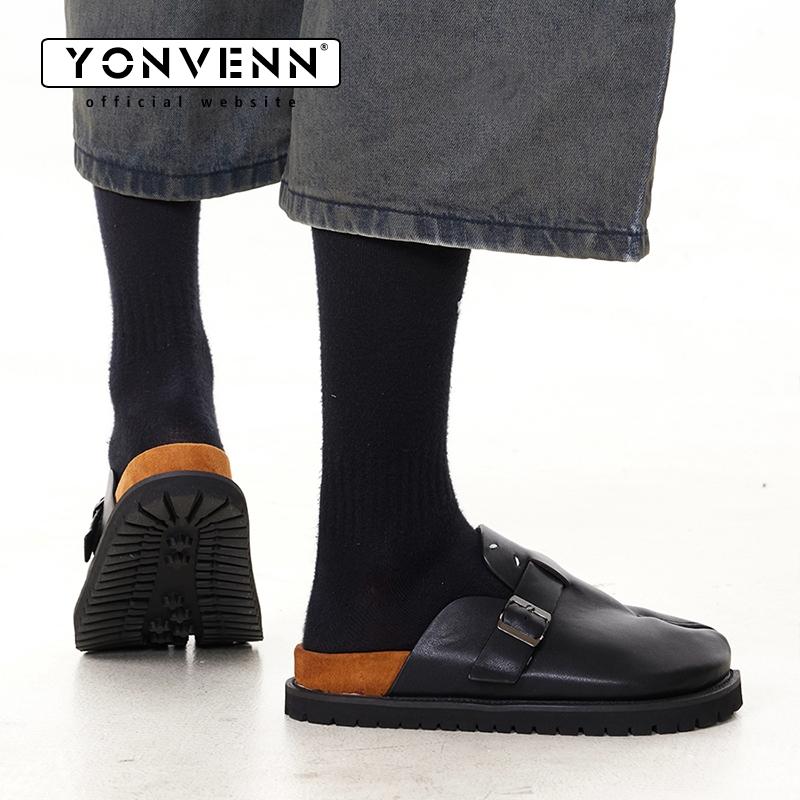 รองเท้าทาบิแบบใหม่ รองเท้าหนัง - Flip Flop Leather Men บทวิจารณ์และราคา
